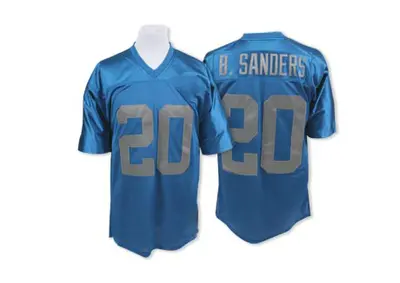 barry sanders jersey youth large