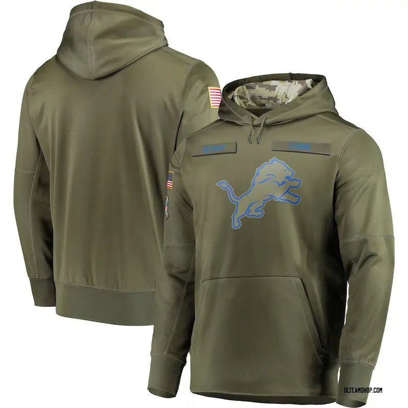 Men's Detroit Lions 2018 Salute to Service Sideline Therma Performance